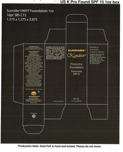 image of carton label - S8755505 US K PF SPF 15 1 oz box rev A